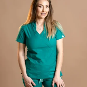 Cosmos Green – Дамска медицинска туника с модерен силует