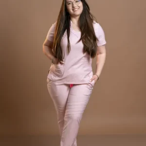 Elegant Rose – Дамски медицински панталон с модерен характер