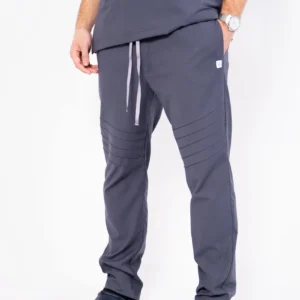 Elegant Dark Grey – Мъжки медицински панталон с изчистена визия
